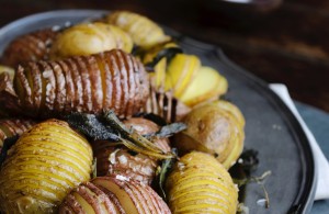 Hasselback potatoes