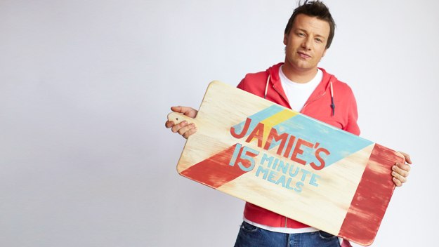 tijger Gymnastiek Barry Behind the scenes video van Jamie Oliver's 15 Minute Meals - Culy
