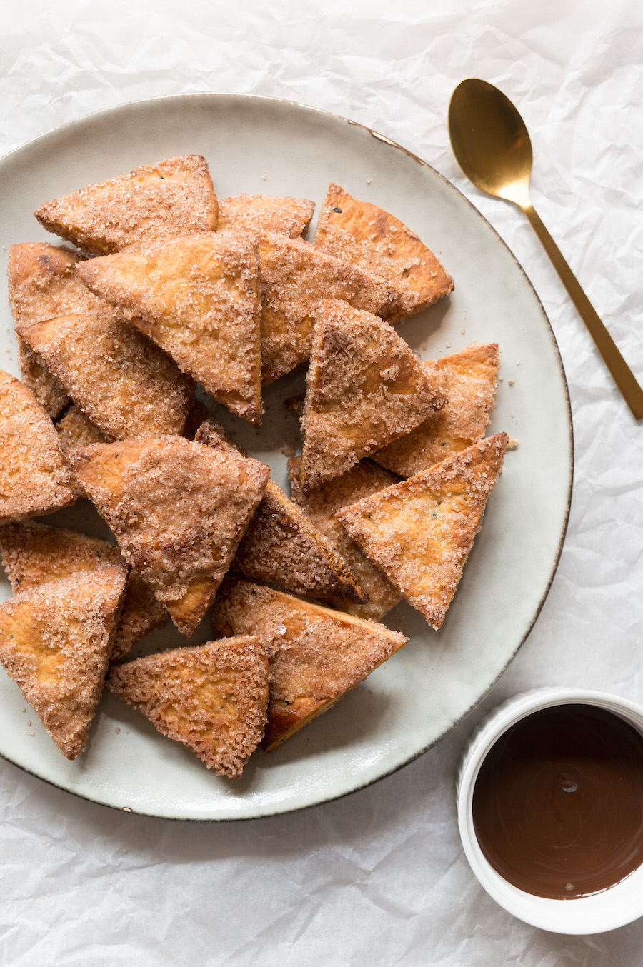 Culy Homemade churros chips met kaneelsuiker