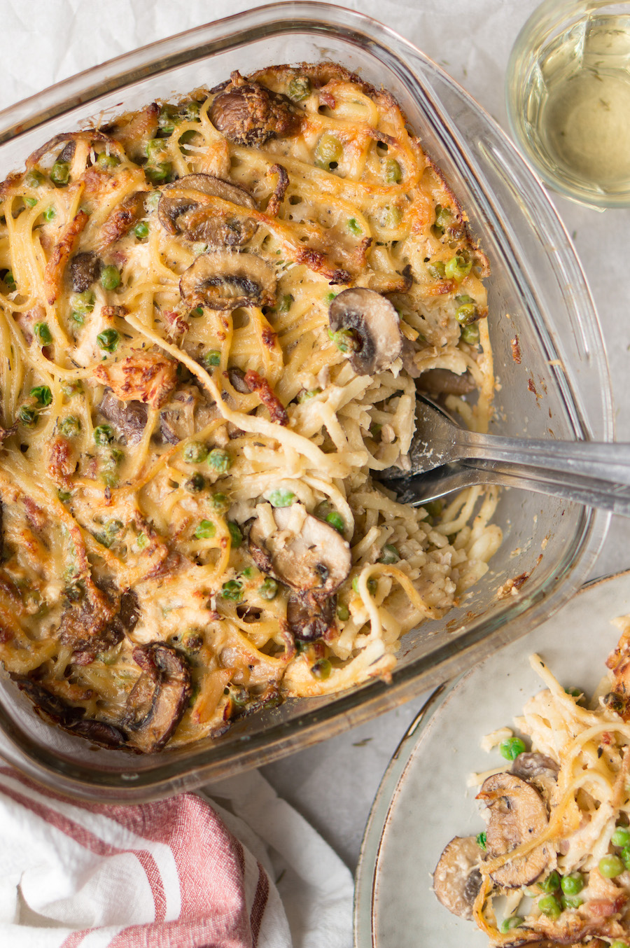 Gebakken Spaghetti Uit De Oven Met Kip & Spekreepjes - Culy.nl