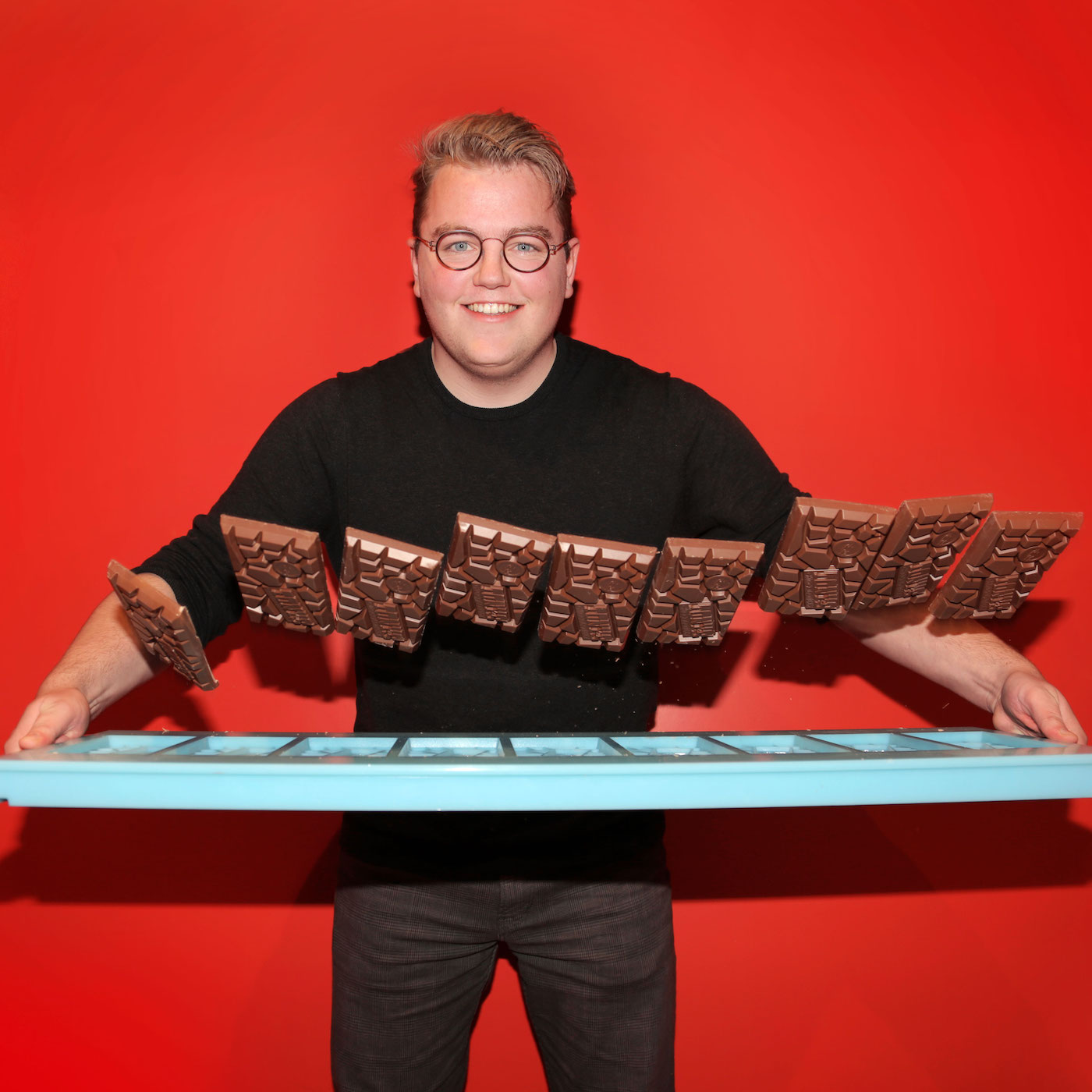 Bas chocolatier bij Tony's Chocolonely