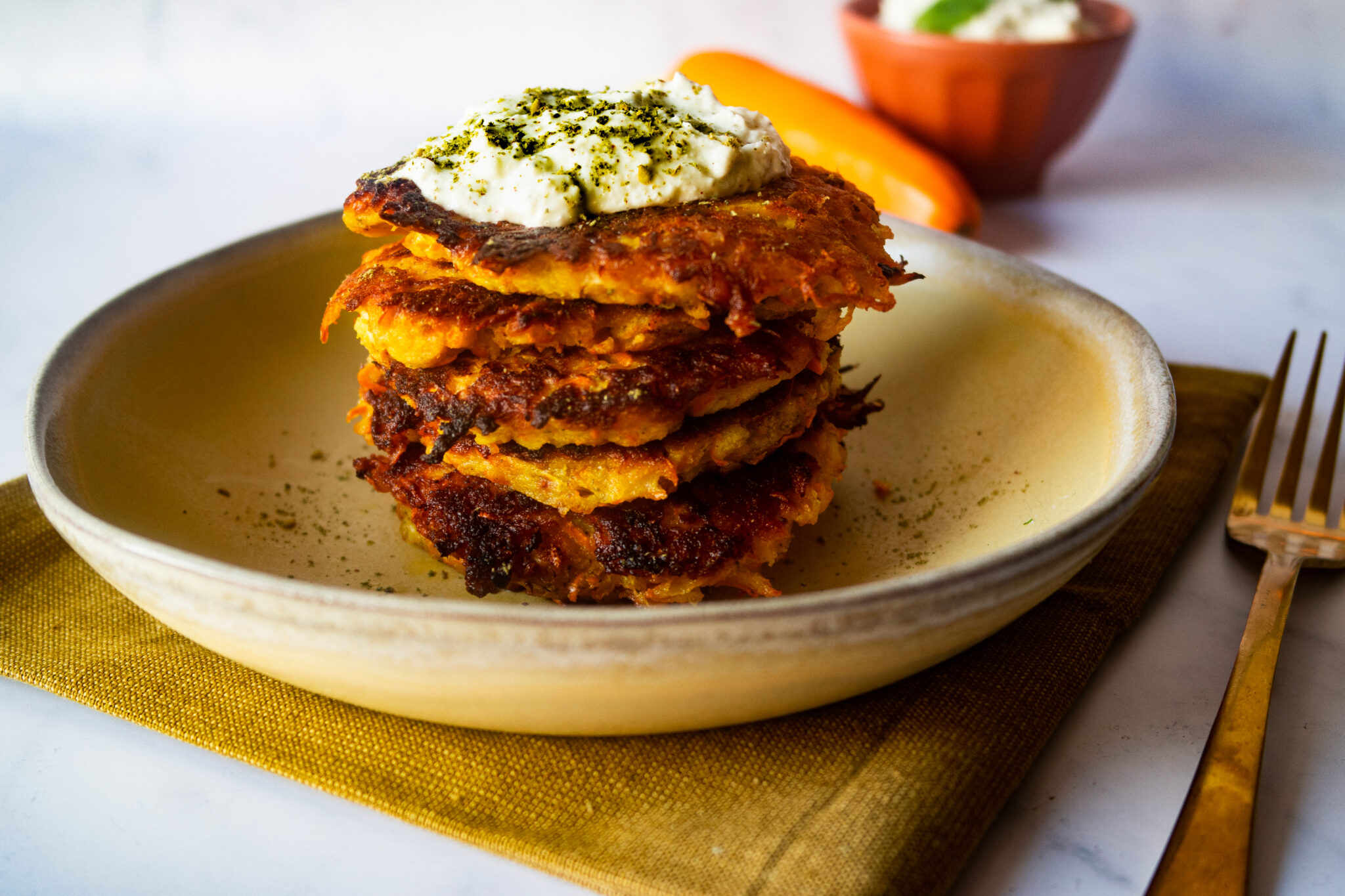 Courgette fritters