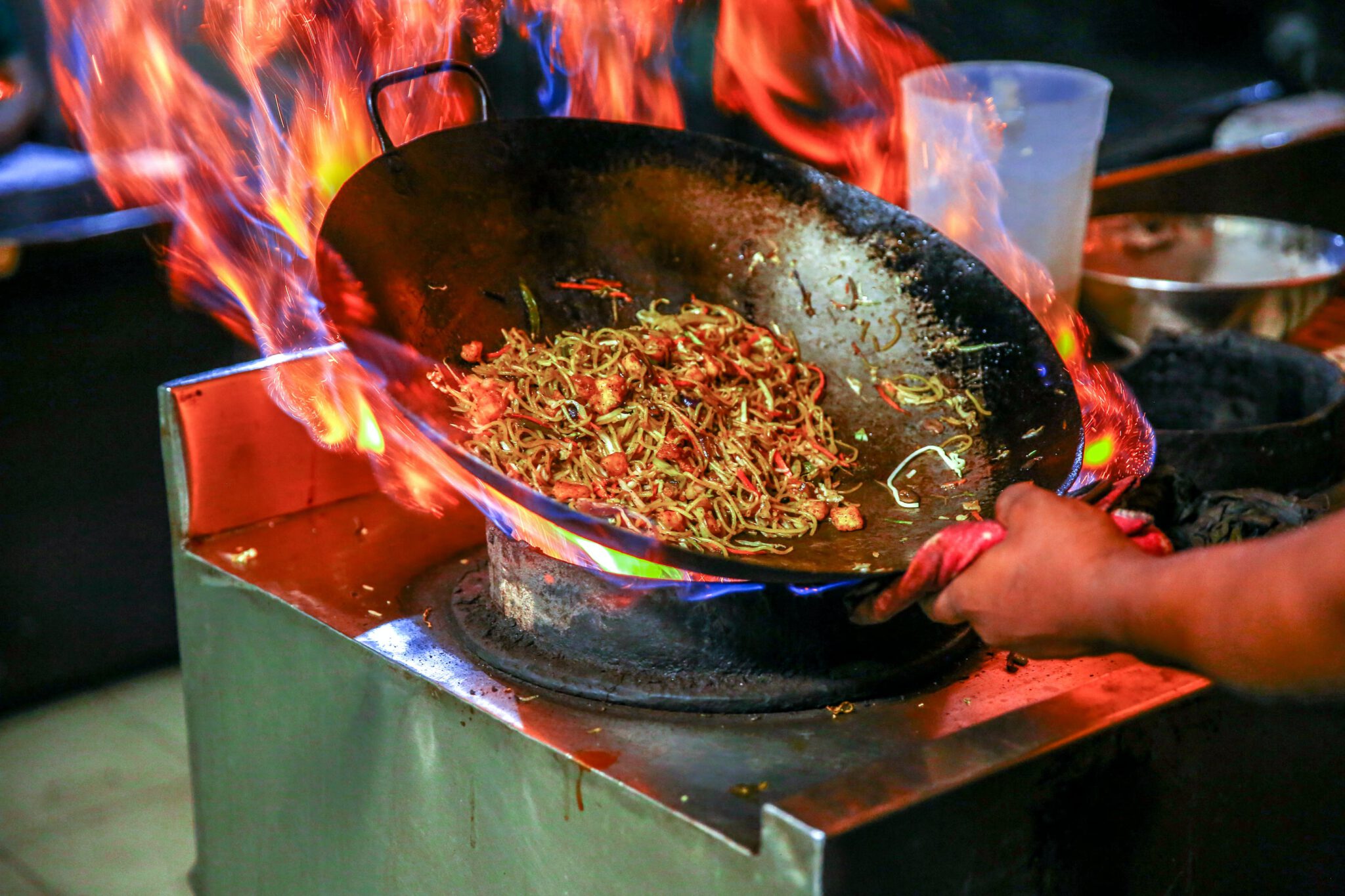 wokgerecht met woksaus