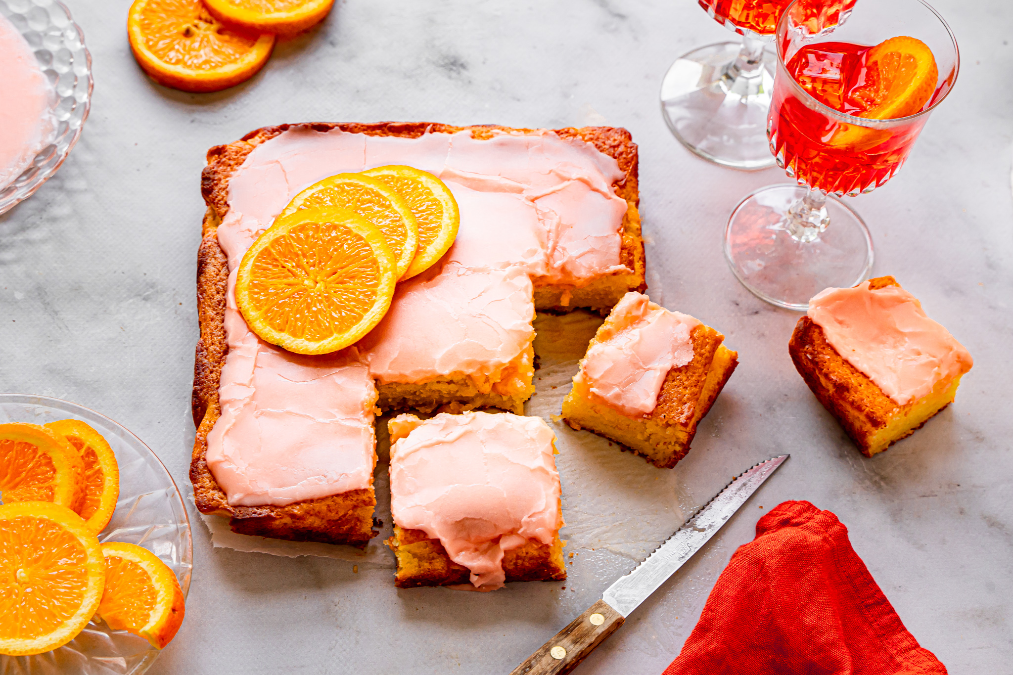 Aperol Spritz Cake Met Lekker Veel Sinaasappel