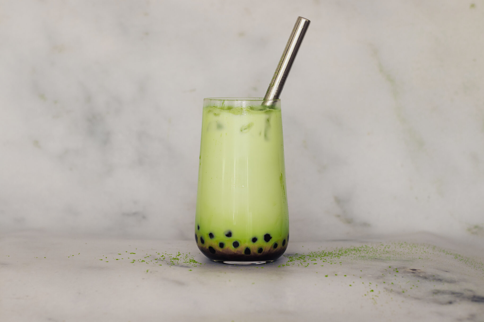 matcha bubble tea