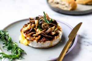 Gebakken camembert uit de airfryer