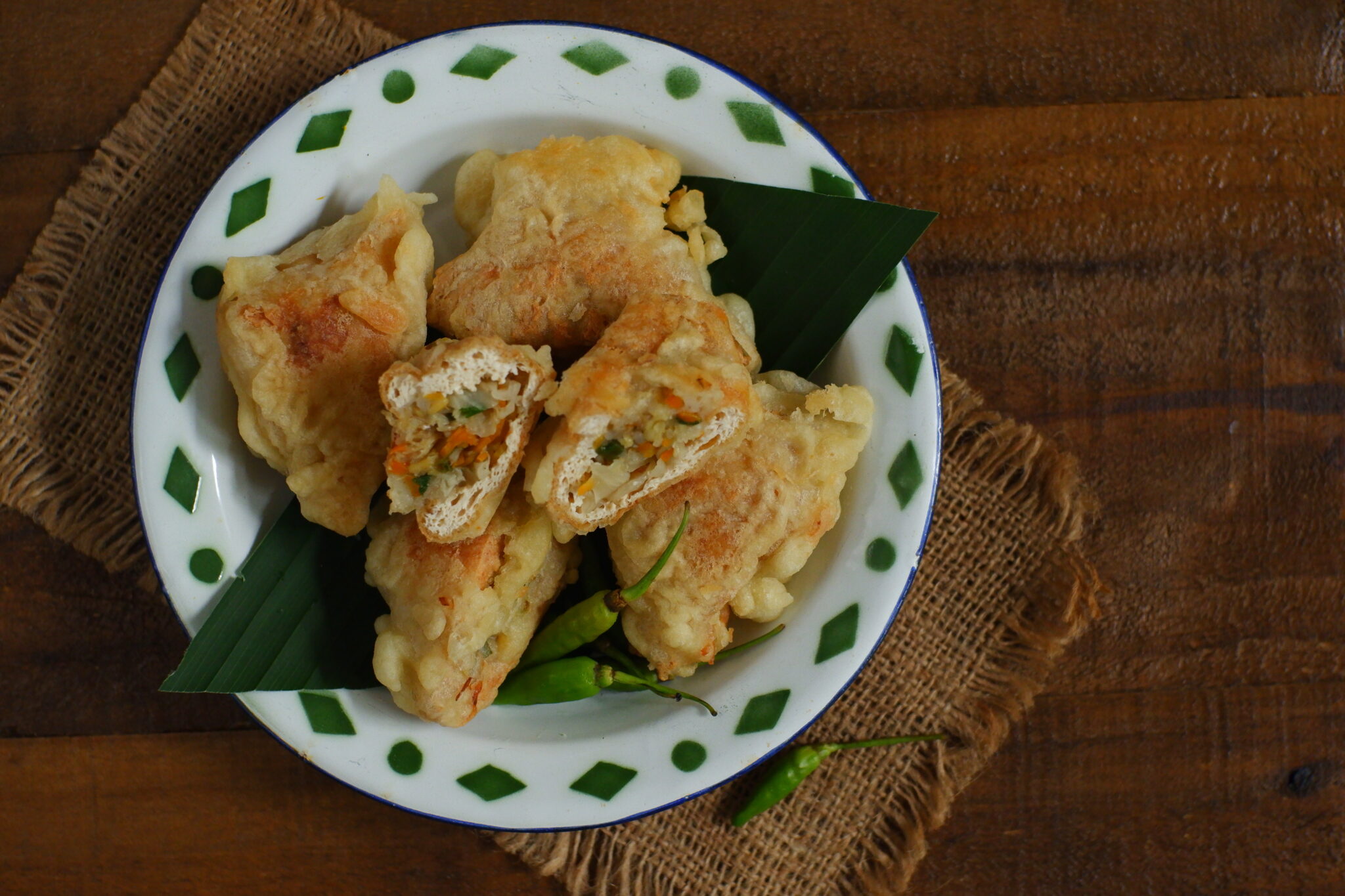 Tahu Isi / gevulde tofu