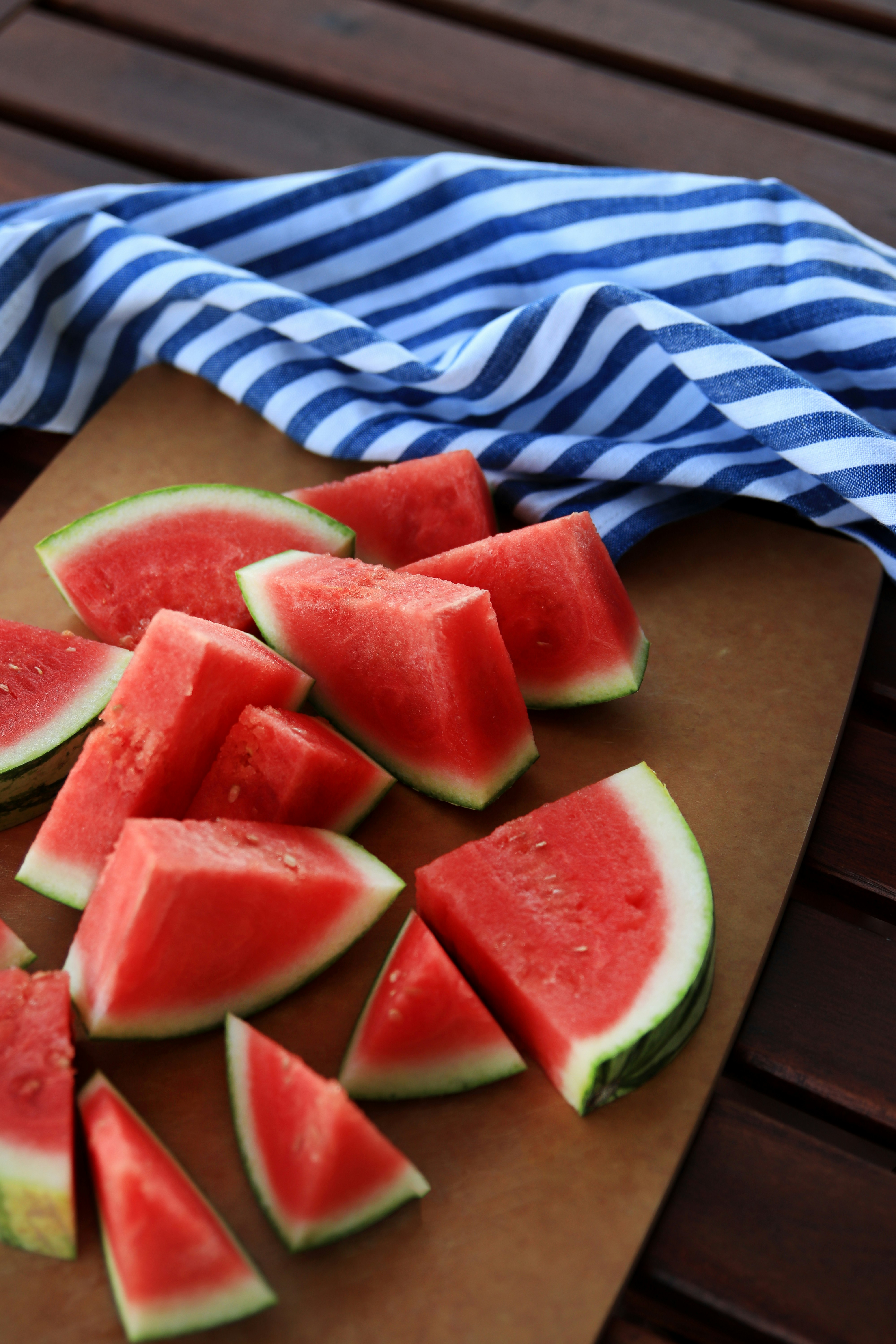 Watermeloen met citroen zomer snack